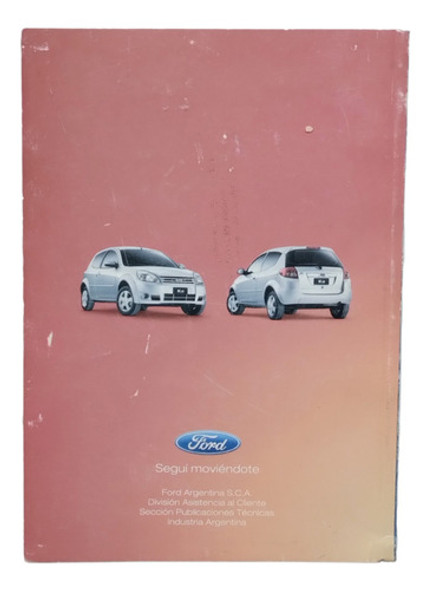 Manual Del Propietario Ford Ka 2009 Original Impecable! 1