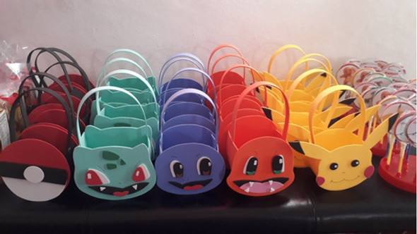 Sorpresitas Bolsitas Goma Eva Pokemon Picachu Dulceros 1