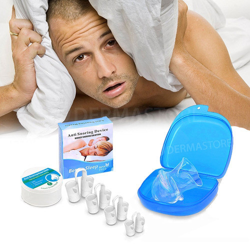 Sujetador Lengua Anti Ronquidos + Clip Nasal X4 Dejar Roncar 0