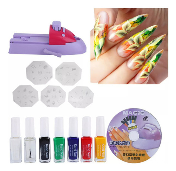 Bx Máquina De Impressão De Uñas Faça Você Mesmo Máquina De 1