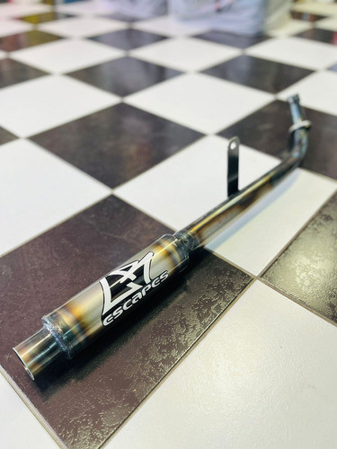 Caño Escape Competición Moto Polleritas 110 125 - Nany Motos 1