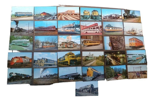 Coleccion De Postales Ferroviarias Usa American Locomotive 0