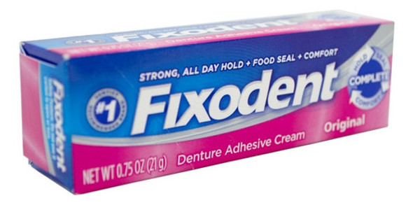 Fixodent Original Adhesivo Para Prótesis Dental 21gr Local 1