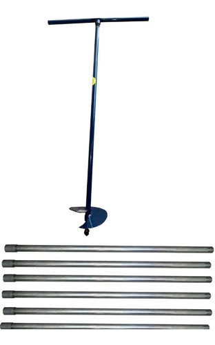 Pala Hoyera Barreno 10 Cm Reforzada Pilotines + 6 Alargues 0