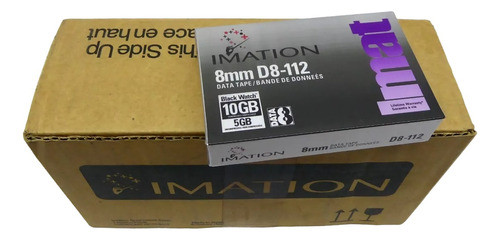 Lote 10 Fitas Data Tape 8mm Imation D8-112 - Lacrada 0