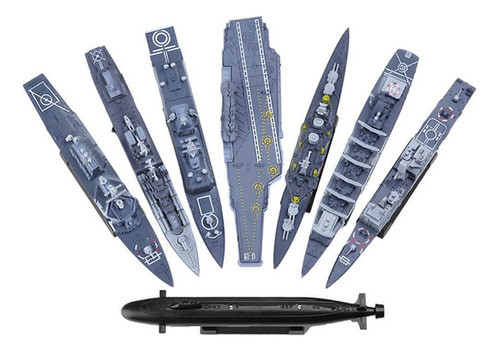 4d 8x Montado Modelo De Navio De Guerra 1:144 Brinquedos Par 0