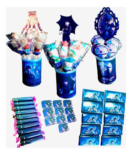 Super Promo X 10 Mesa Dulce Candy Bar Merlina Personalizada! 0