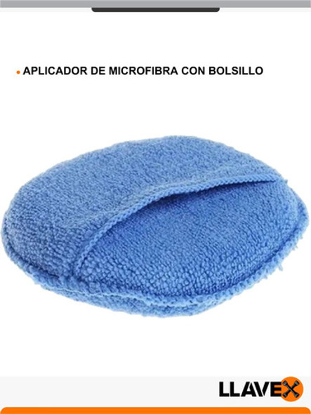 Pad Aplicador Circular De Mano Microfibra Toxic Shine 1