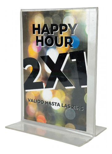 10 Exhibidor Porta Menu Folleto De Acrilico A6, Restaurante 0