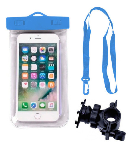 Estuche Protector Waterproof P/celular Y Soporte Bici Moto 1