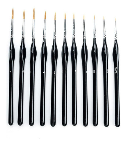 Lagebona Art Paintbrush Set 11 Pcs Tiny Paintbrush Detail Pa 0