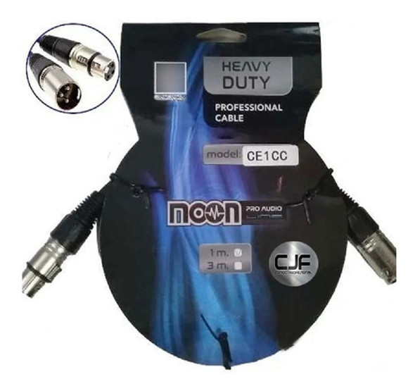 Cable Para Microfono Canon A Canon 1 Mts Xlr Moon Monitor 0