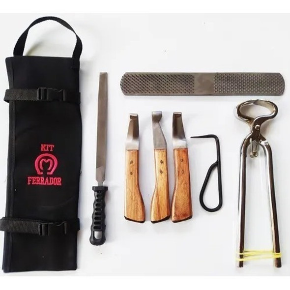 Kit  Ferrador Casqueamento Cavalo Promoção Limpeza Equinos 0 Kit  Ferrador Casqueamento Cavalo Promoção Limpeza Equinos 0