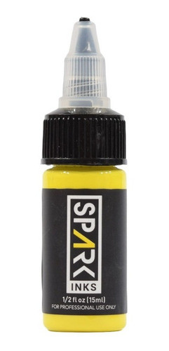 Pigmento Tinta Tattoo Spark Ink 0.5oz (15ml.) Yellow 0