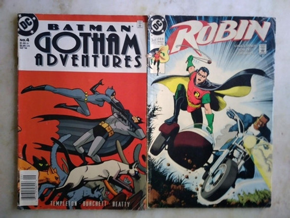 Dos Revistas,de Batman Y Otra De Robin,dc Usa, 91 Y 98. 0