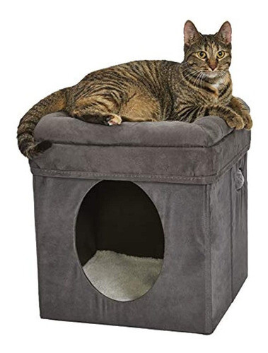 Cubo De Gato Curioso Del Medio Oeste, Casa De Gato / Condomi 0