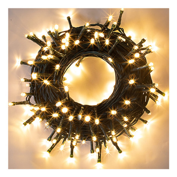 Guirnalda De Luces Led Navideas De 75.79 Pies, 200 Unidades, 0