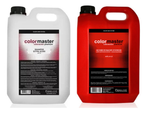 Fidelite Kit Shampoo + Acondicionador Colormaster X 5l 0