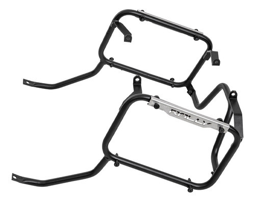 Suporte Baú Lateral Tiger 900 Tubular Preto Bráz 1