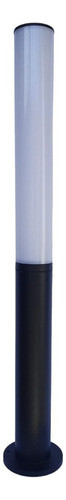 Farolita Aluminio Exterior Mf80/40 Visor 40cm Redondo Negro 1