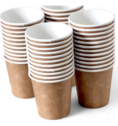 Copo De Papel Biodegradável Kraft 60ml Kit C/ 2000 Unidades 0