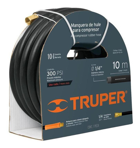Manguera De Alta Presión Truper 15 Metros 1/4'' G P 0