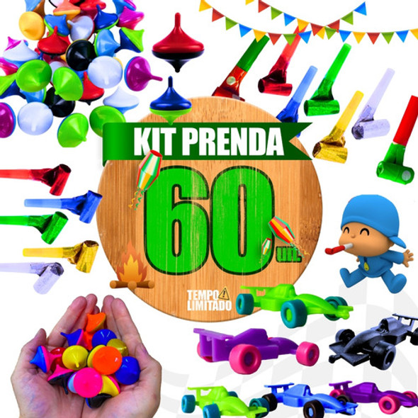 Kit Prenda Língua De Sogra Mini Pião Carrinho Festa Junina 0