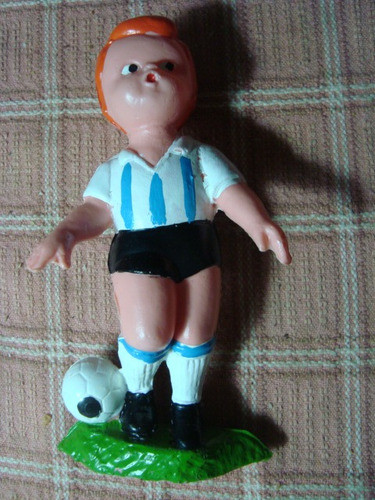 Antiguo Muñeco De Racing Futbol Plástico Inflado Impecable¡¡ 0