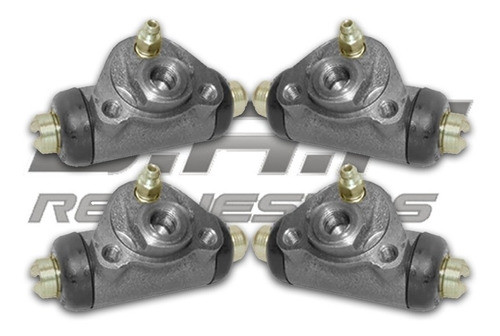 Kit 4 Cilindros De Rueda  Tras Y Del  - Para Fiat 600 0