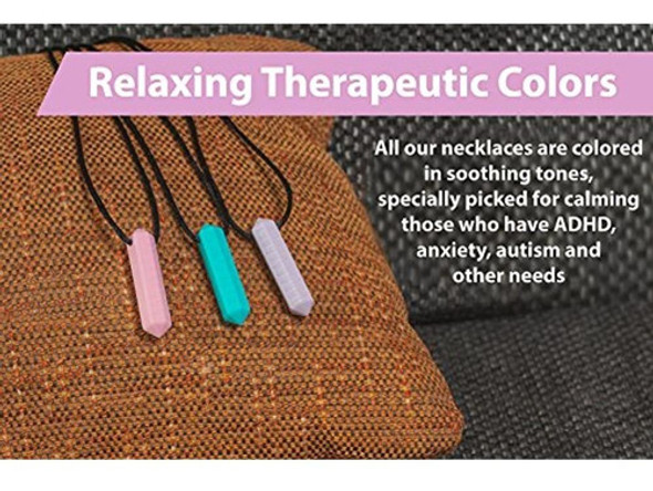 Masticar Sensorial Crayon Juego De Collar  Mejor Para El Au 1