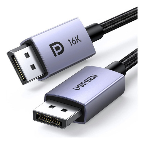 Cable Display Port 2.1 Premium 16k 240hz Hdr Gsync 1m Ugreen 0