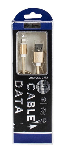 Cable iPhone Mallado En Caja Premium 0