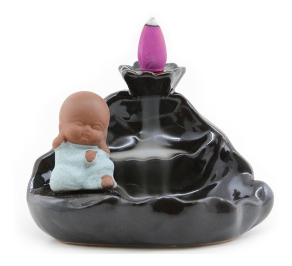 Cascada De Humo Con Buda 7,5cm Importado, 1u Con 10 Conitos 0