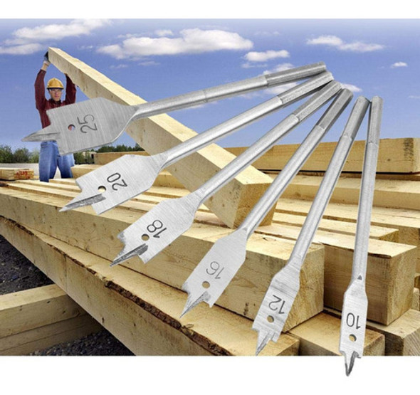 Juego Kit 6 Piezas Mecha Pala Paleta Para Madera Matezz 1