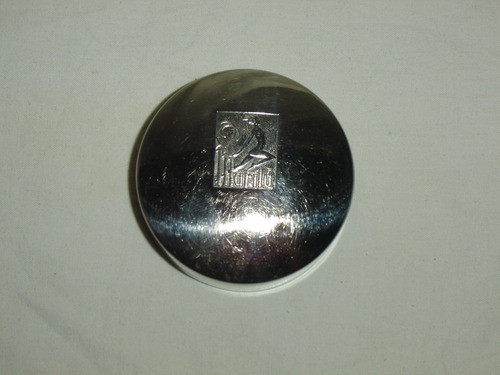 Antiguo Polvo Perfumado Marilu Blanco Caja Cerrada Estampill 1