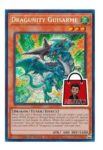 Dragunity Guisarme - Secret Rare - Miltienda - Yugioh 0