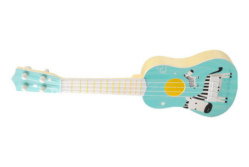 Brinquedo De Ukulele Infantil De Plástico Mini De 4 Cordas P 0