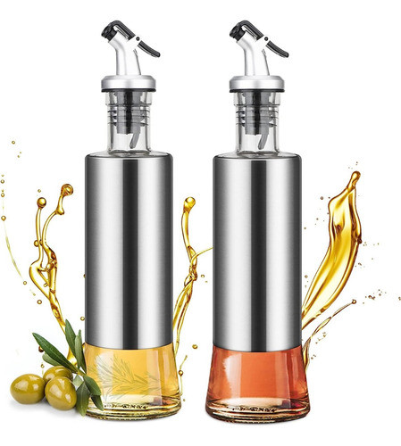 Set Dispensadores De Aceite O Vinagre Organizador X2 Piezas 0