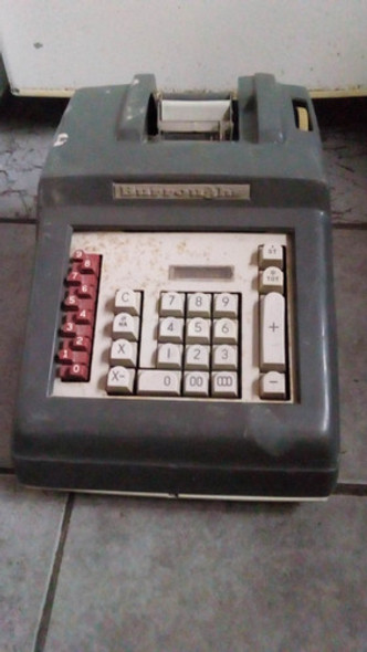 Antigua Maquina Registradora Burroughs No Funciona 0