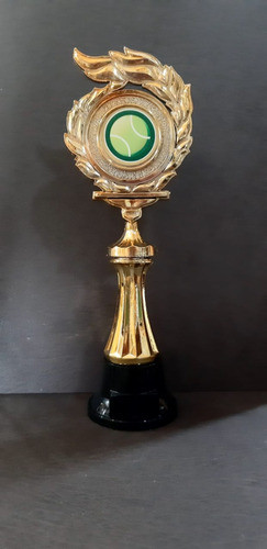 Set X2 Trofeo Plástico Tenis Pelota 25cm Souvenir 1