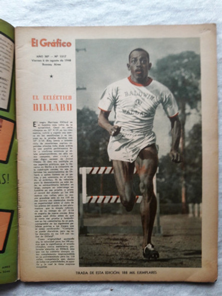 Revista El Grafico N° 1517 Año 1948 Ruben Bravo Racing 1 Revista El Grafico N° 1517 Año 1948 Ruben Bravo Racing 1