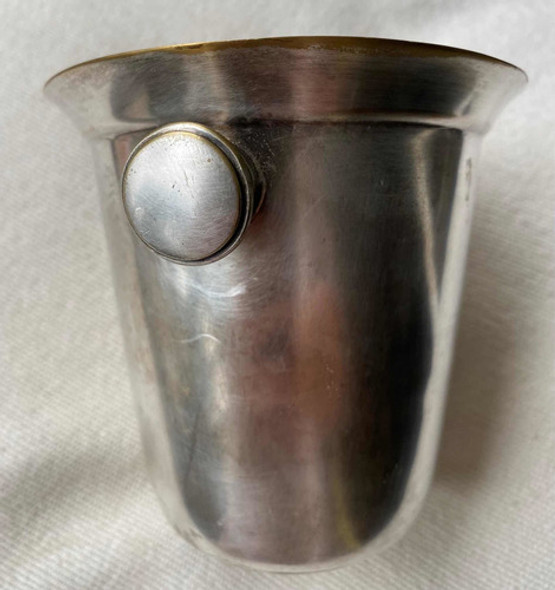 Antigüedad. Hielera Metal Baño Plata 1