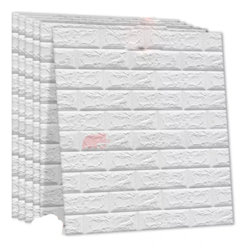 Placas Anti Humedad 3d Autoadhesivas Tipo Ladrillos Pared 0