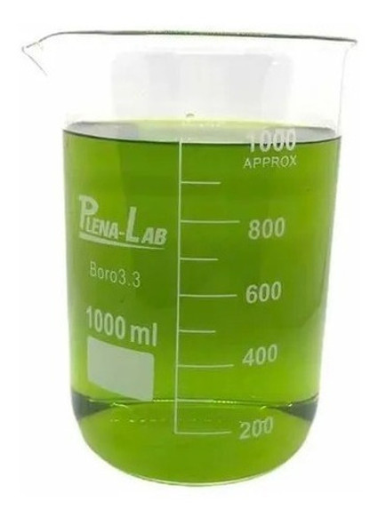 Kit C/2 Béquer Vidro Forma Baixa Griffin 1000ml 1