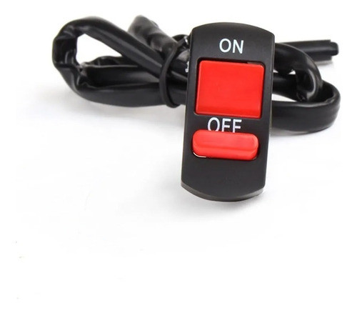 Tecla Switch Encendido On/off Faros Auxilares 3 Cables Moto 0