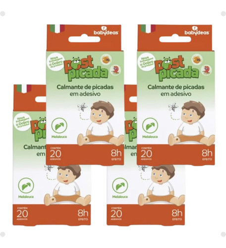 Kit 4 Post Picada Adesivo Calmante Picada Coceira Pernilongo 0