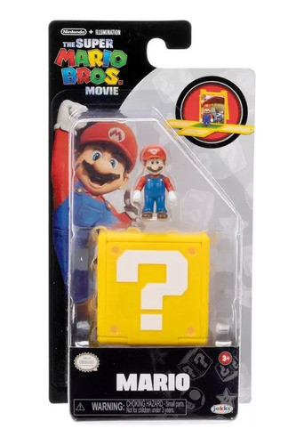 Super Mario Bros Movie Mini Figura Con Bloque De Preguntas 0