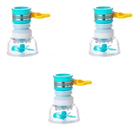 Kit 3 Bico Arejador Chuveirinho 7x4,5cm Para Torneira 0 Kit 3 Bico Arejador Chuveirinho 7x4,5cm Para Torneira 0