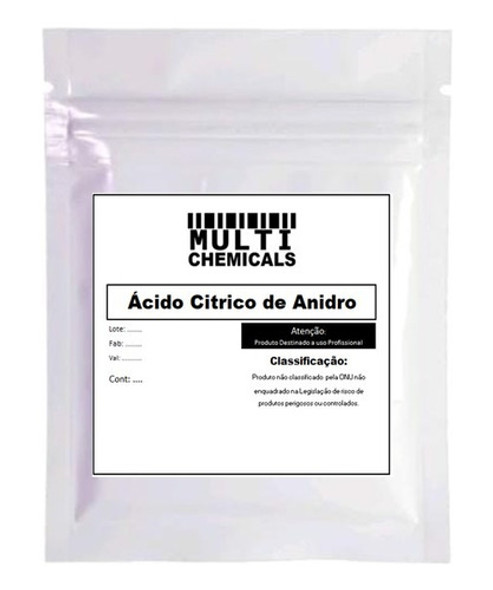 Acido Citrico Pó 500g- Detergentes 0