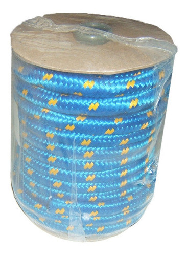 Soga Trensada Multifilamento 12mm Poliprop (15 Mts) Cel/amar 0